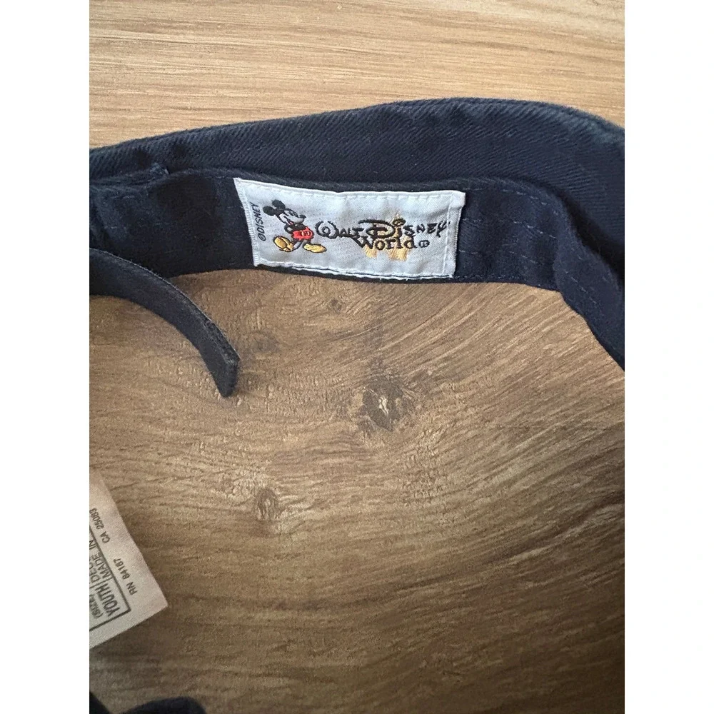 Walt Disney World Blue Mickey Mouse Youth Sun Visor Embroidered‎ Vintage